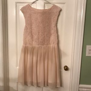 ASOS blush tulle dress size 14